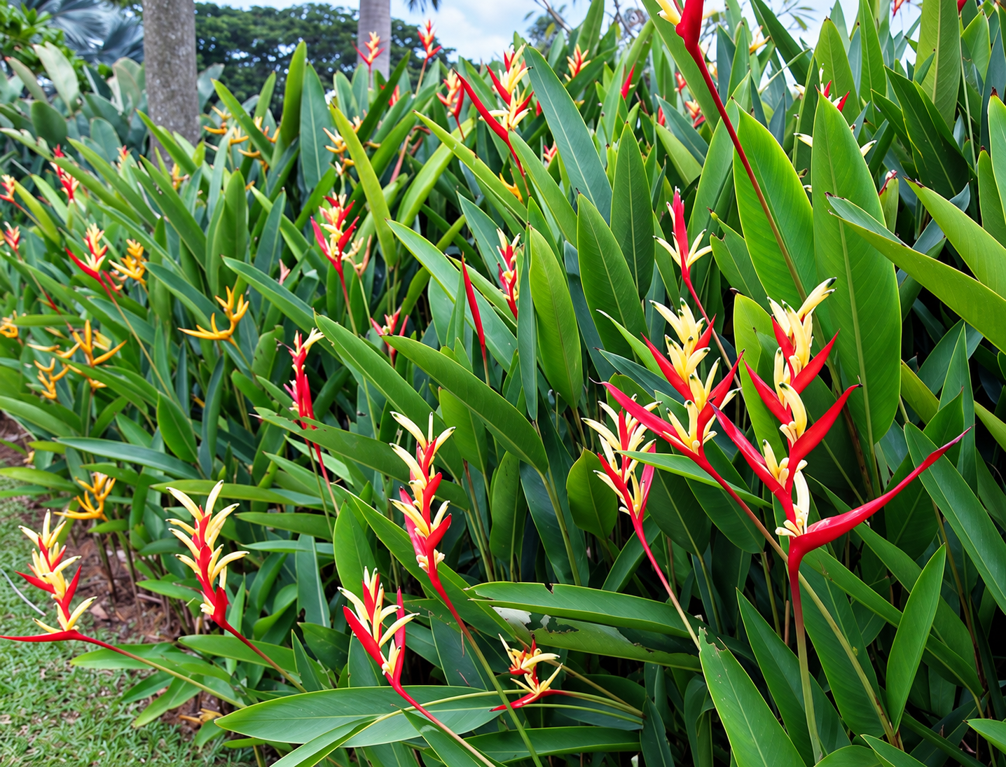 Heliconia Choconiana and Lady Di Horizontal Landscape